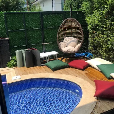 Exceptional With Private Pool And Fireplace Surrounded By Nature In Sapanca Apartment *